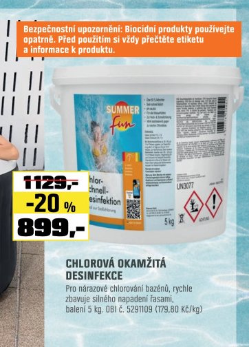 CHLOROVÁ OKAMŽITÁ DESINFEKCE