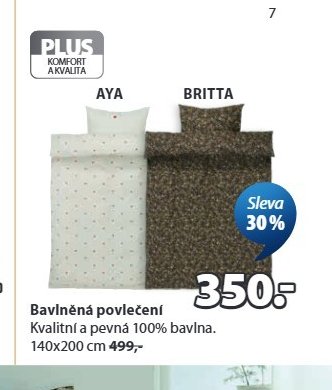 Bavlněná povlečení