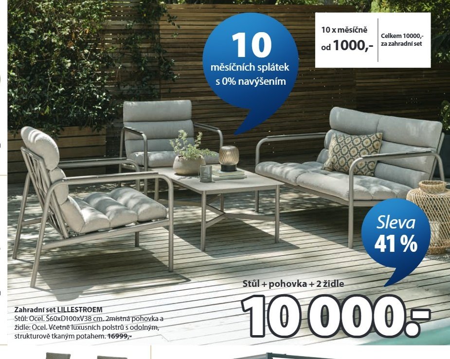 Zahradní set LILLESTROEM