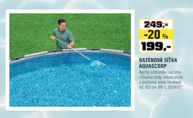 BAZÉNOVÁ SÍŤKA AQUASCOOP