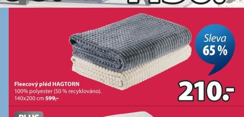 Fleecový pléd HAGTORN