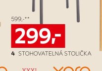 Stohovatelná stolička