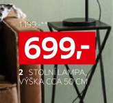 2 STOLNÍ LAMPA