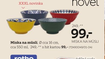 Miska na müsli