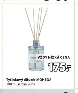 Tyčinkový difuzér MOHEDA