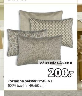 Povlak na polštář HYACINT