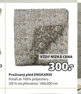 Prošívaný pléd ENGKARSE