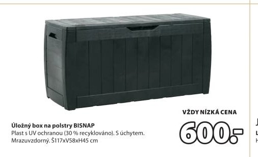Úložný box na polstry BISNAP
