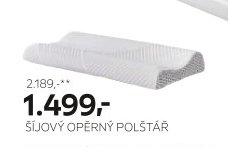 Šijový opěrný polštář, cca 32x65 cm