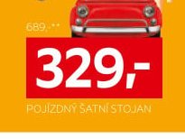 Pojízdný šatní stojan