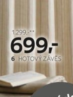 Hotový závěs Jesper