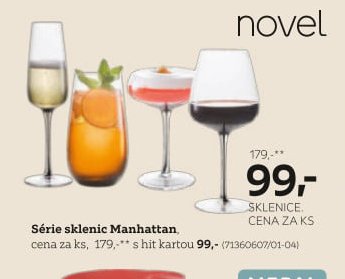 Série sklenic Manhattan