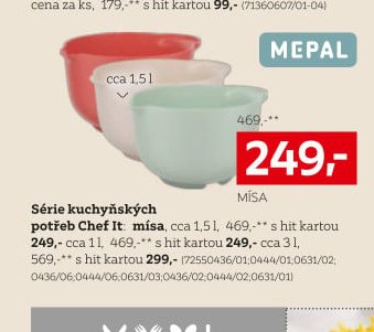 Série kuchyňských potřeb Chef It