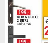 KLIKA DOLCE 2 BB72 patina mat