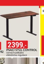 PSACÍ STŮL CONTROL černá/rustikální