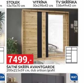 ŠATNÍ SKŘÍŇ AVANTGARDE