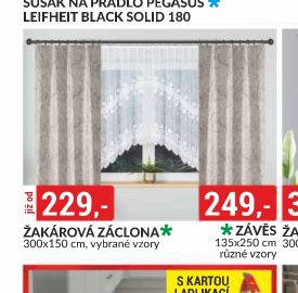 ŽAKÁROVÁ ZÁCLONA 300x150 cm