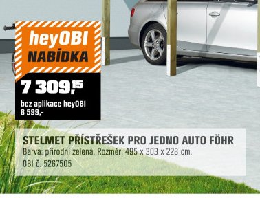 STELMET PŘÍSTŘEŠEK PRO JEDNO AUTO FÖHR
