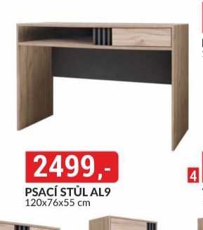 PSACÍ STŮL AL9 120x76x55 cm