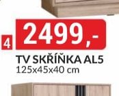 TV SKŘÍŇKA AL5 125x45x40 cm