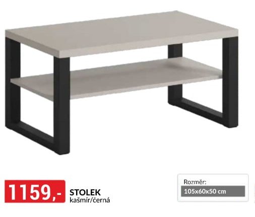 STOLEK kašmír/černá
