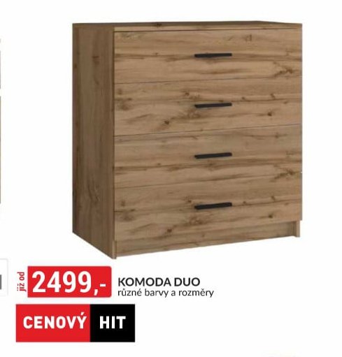 KOMODA DUO různé barvy a rozměry
