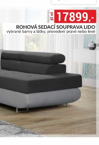 ROHOVÁ SEDACÍ SOUPRAVA LIDO
