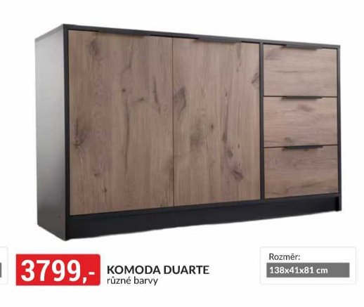 KOMODA DUARTE různé barvy