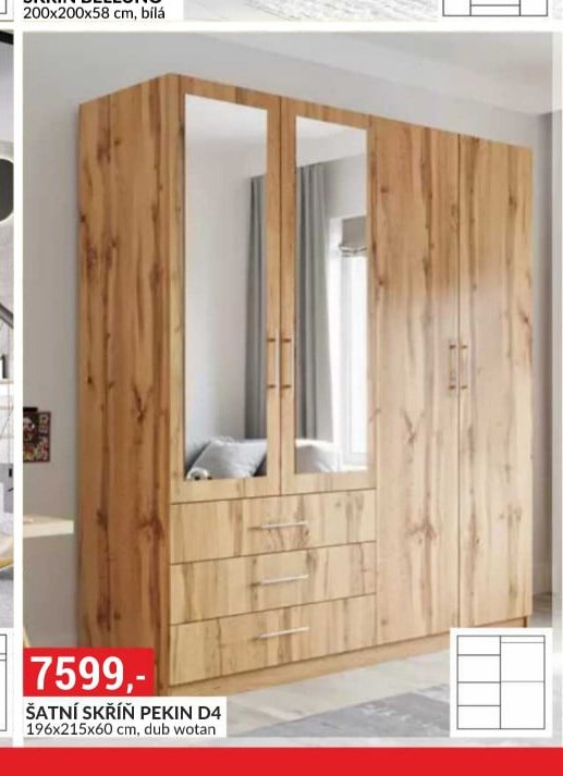 ŠATNÍ SKŘÍŇ PEKIN D4