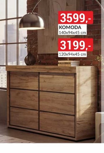 SYSTÉM TANGER, KOMODA 140x94x45 cm