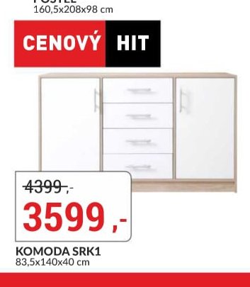 KOMODA SRK1 83,5x140x40 cm