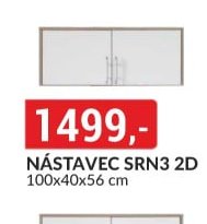 NÁSTAVEC SRN3 2D 100x40x56 cm
