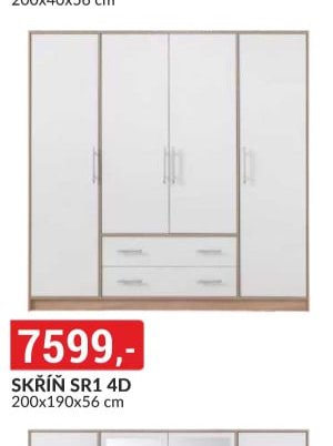 SKŘÍŇ SR1 4D 200x190x56 cm