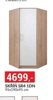 SKŘÍŇ SR4 1DN 95x190x95 cm