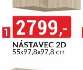 NÁSTAVEC 2D 55x97,8x97,8 cm