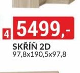 SKŘÍŇ 2D 97,8x190,5x97,8