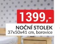 NOČNÍ STOLEK 37x50x41 cm, borovice