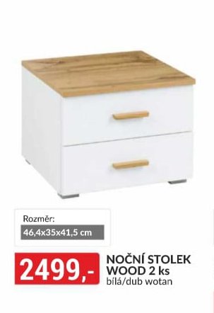 NOČNÍ STOLEK WOOD 2 ks
