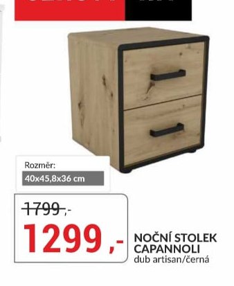 NOČNÍ STOLEK CAPANNOLI