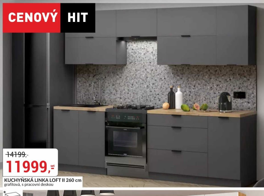 KUCHYŇSKÁ LINKA LOFT II 260 cm