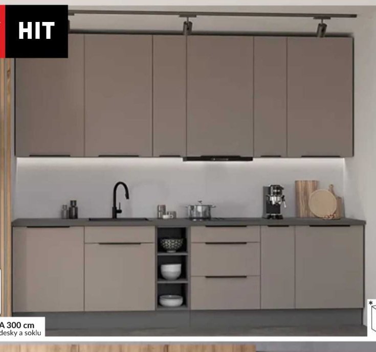 Kuchyňská linka ARIA 300 cm