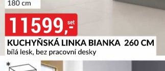 KUCHYŇSKÁ LINKA BIANKA 260 cm