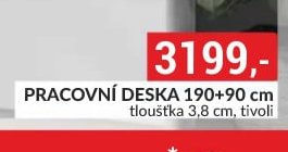 PRACOVNÍ DESKA 190+90 cm