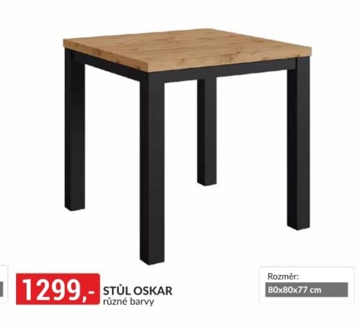 STŮL OSKAR různé barvy