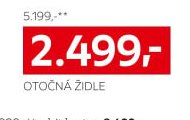 Otočná židle