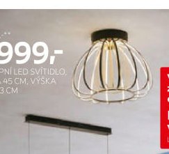 Stropní LED svítidlo, cca 45 cm