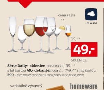 Série Daily: sklenice