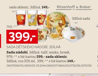 Sada nádobí, 3dílná