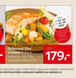 Grilovaný filet z lososa