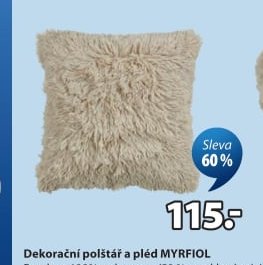 Dekorační polštář MYRFIOL